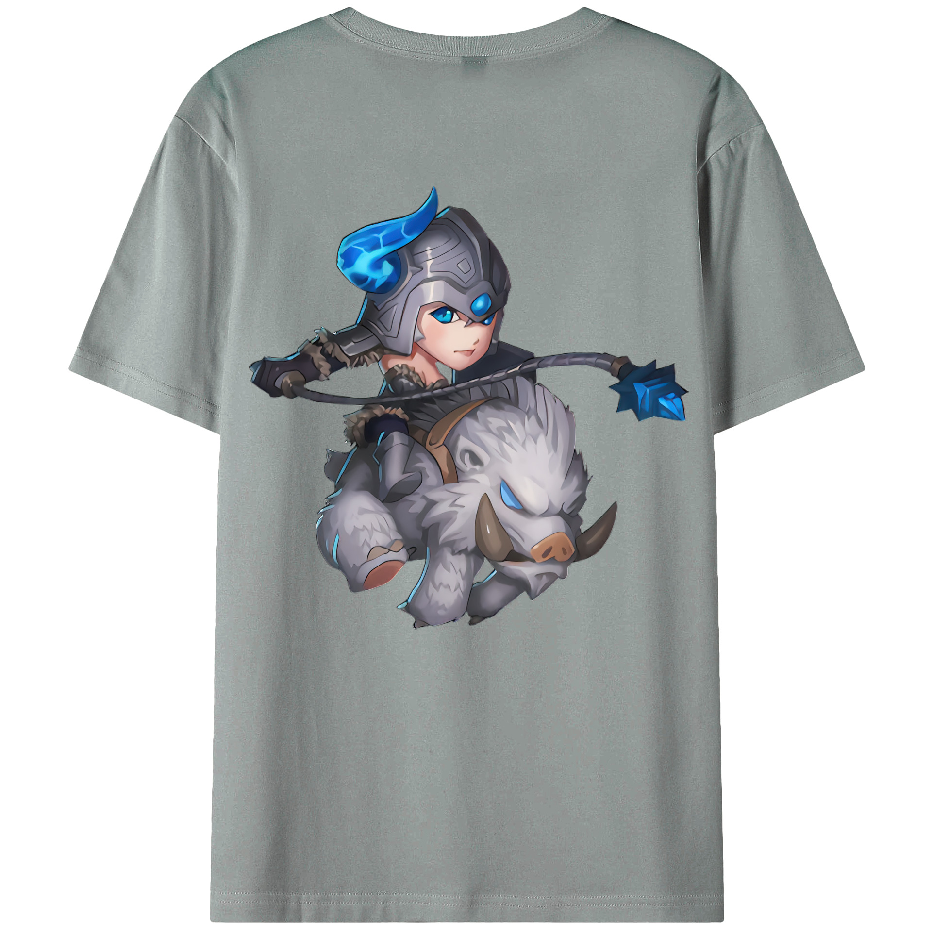 （画像用） リーグ・オブ・レジェンド League of Legends LOL 綿100％ メンズ半袖Tシャツ（バックプリント） 通気性